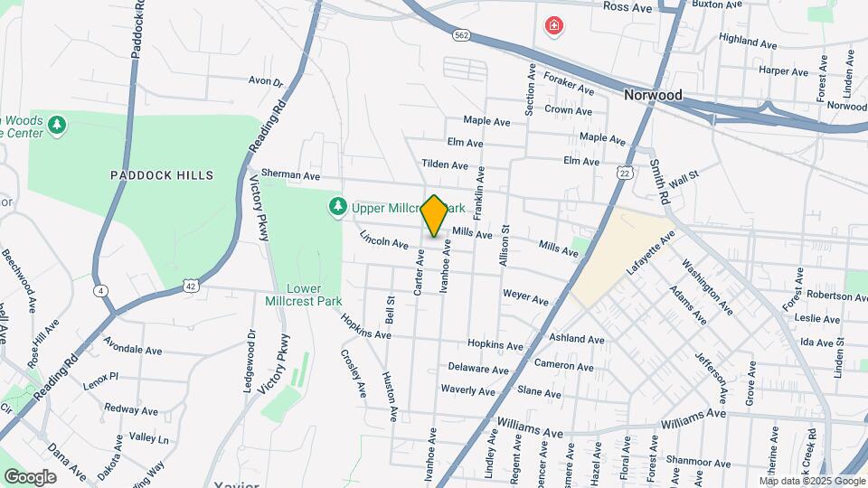 1810 Lincoln Ave Map and Location Details