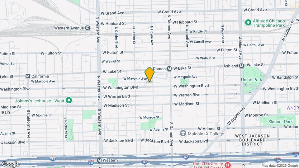 2110 W Washington Blvd, Unit 4 Map and Location Details