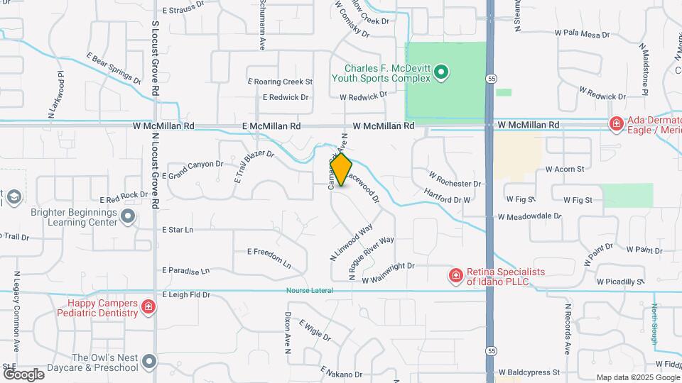 2578 E Granadillo Dr Map and Location Details