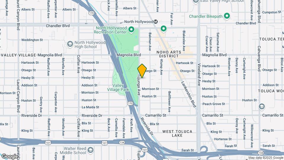 5040 Tujunga Ave Mapa y Detalles de la Ubicación