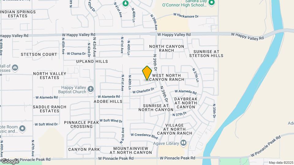 4002 W Park View Ln Map and Location Details