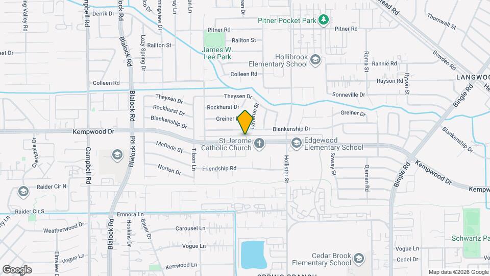 8922 Kempwood Dr Map and Location Details