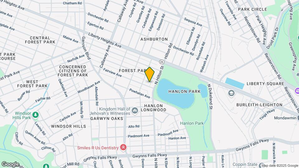 3300 Fairview Ave Map and Location Details