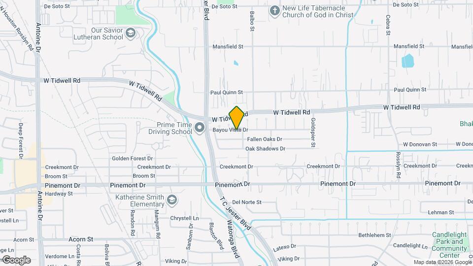 4511 Bayou Vista Dr Map and Location Details