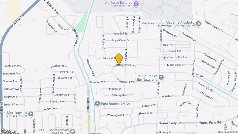 3564 N Georgetown Dr Map and Location Details