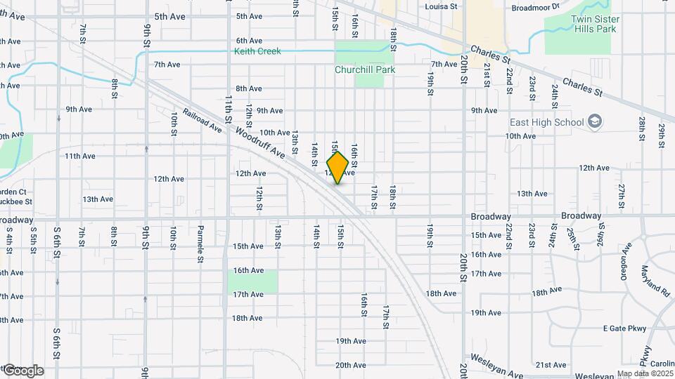 1904 Woodruff Ave-Unit -1904 Woodruff Map and Location Details