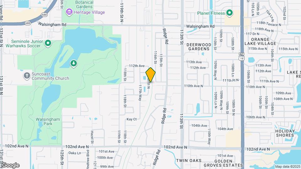 10997 117th St N Map and Location Details