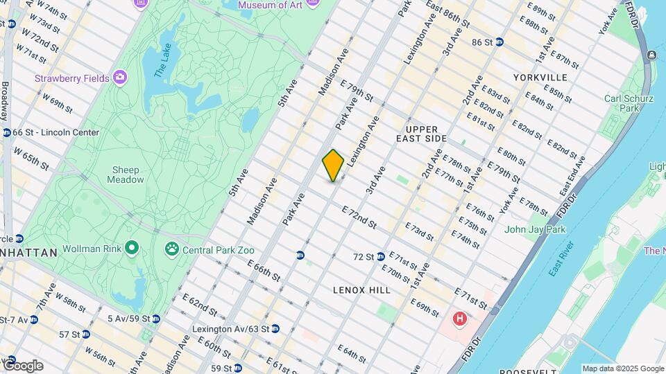 1022 Lexington Ave Map and Location Details