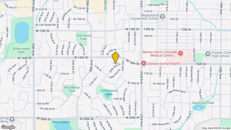 1629 26th Ave Ct Map and Location Details