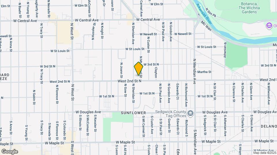 309 N Mt Carmel St Map and Location Details