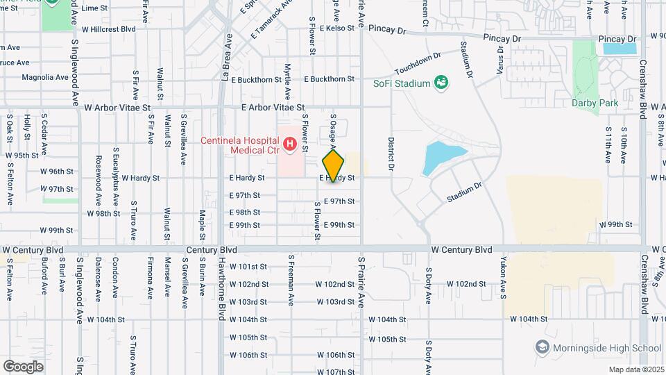 636 E Hardy St Mapa y Detalles de la Ubicación