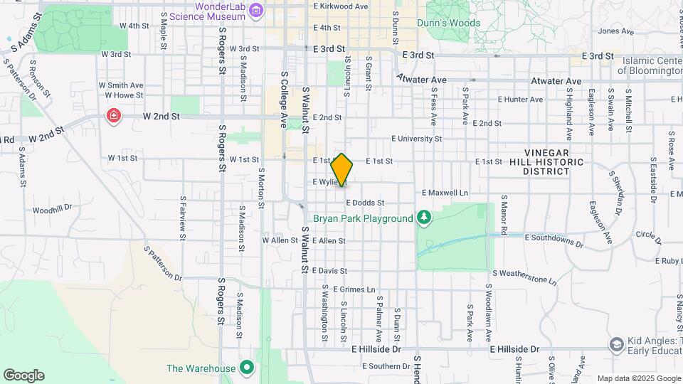 718 S Lincoln St Map and Location Details