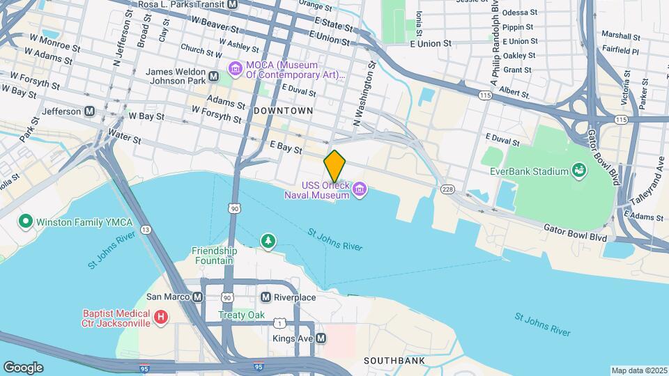 430 E Bay St Map and Location Details
