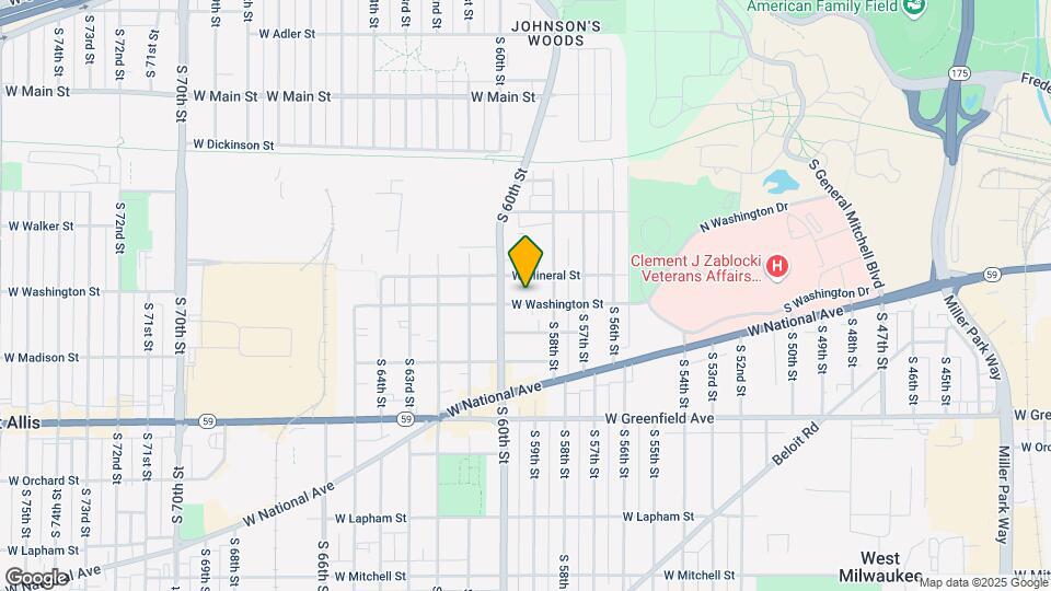 5832 W Washington St Map and Location Details