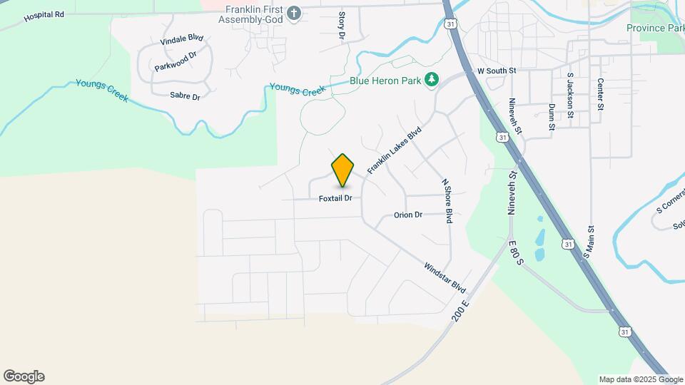 960 Foxtail Ct Map and Location Details