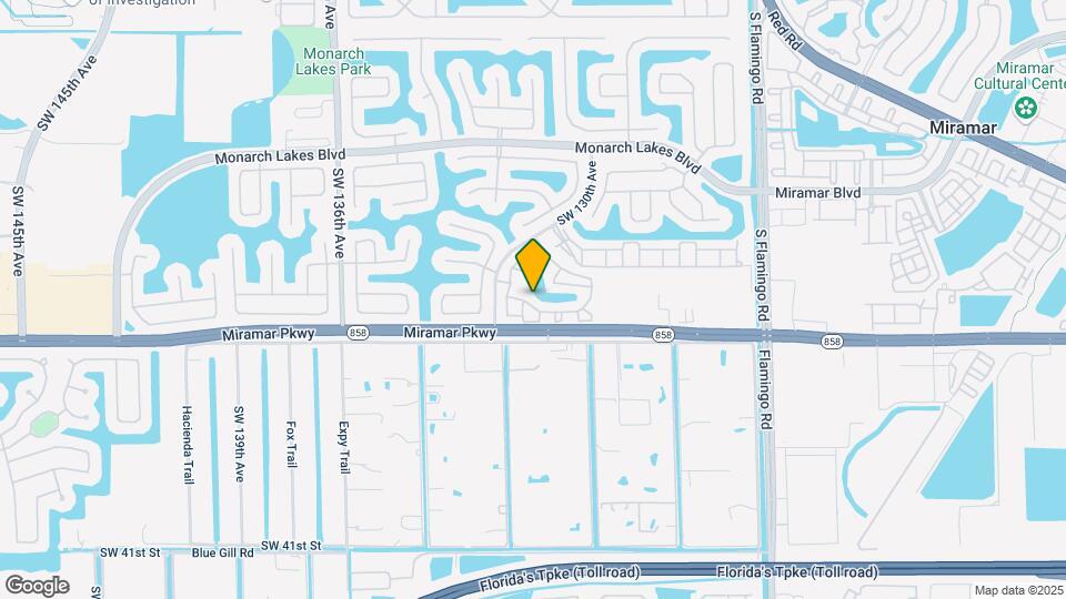 12927 SW 31st Ct Map and Location Details