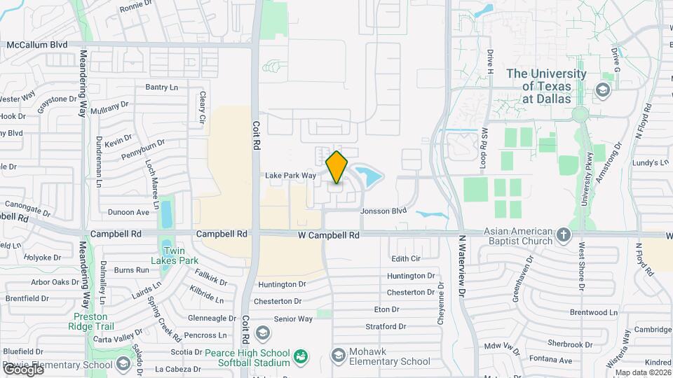 1206 Emerald Glen Map and Location Details