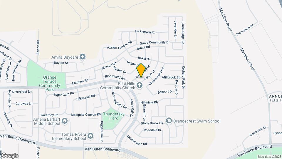 8543 Yarrow Ln Map and Location Details