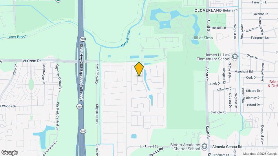 12539 Colchester Creek Ct Map and Location Details