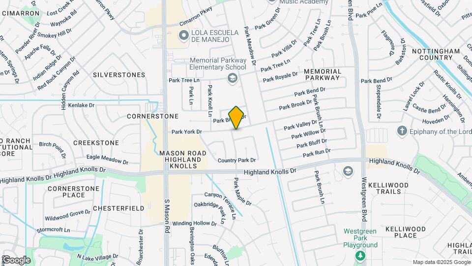 21623 Park York Dr Map and Location Details