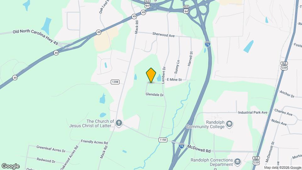 651 W Mine St Map and Location Details