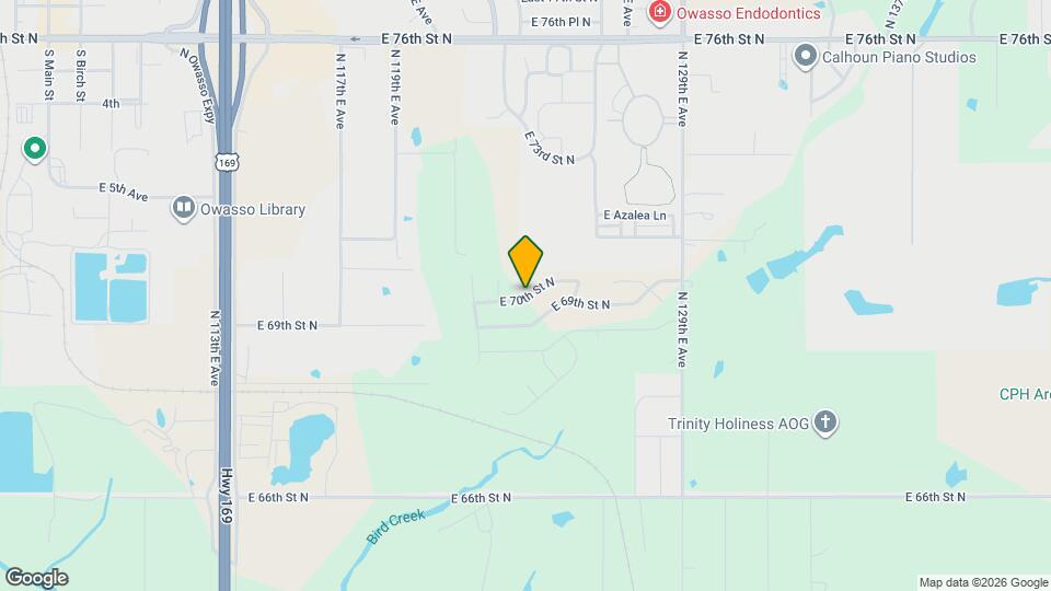 12116 E 70th St N Mapa y Detalles de la Ubicación