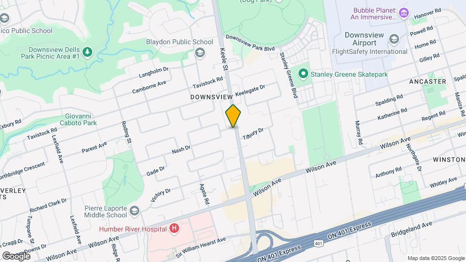 2842 Keele St Map and Location Details
