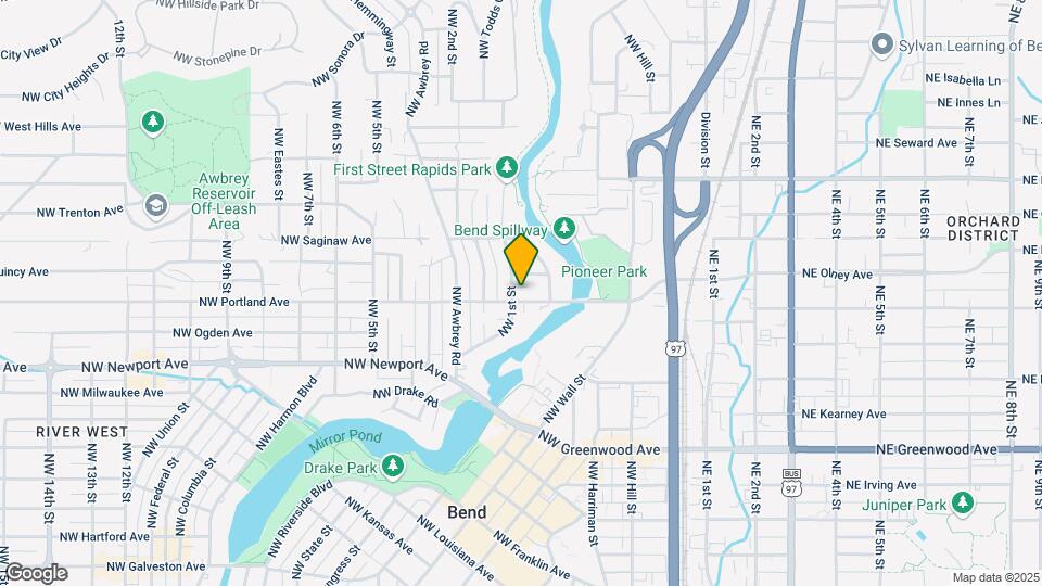 84 NW Portland Ave Map and Location Details
