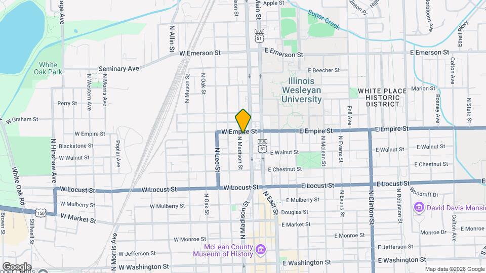 915 N Madison St Map and Location Details