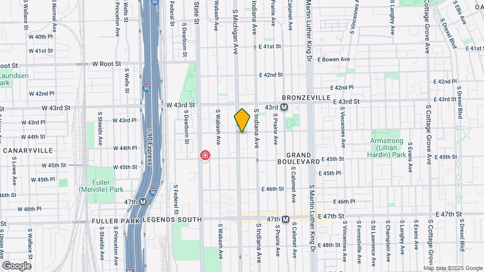 4401 S Michigan Ave Map and Location Details