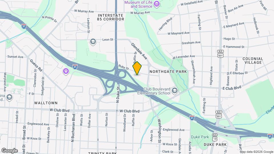 1908 Ruffin St Map and Location Details