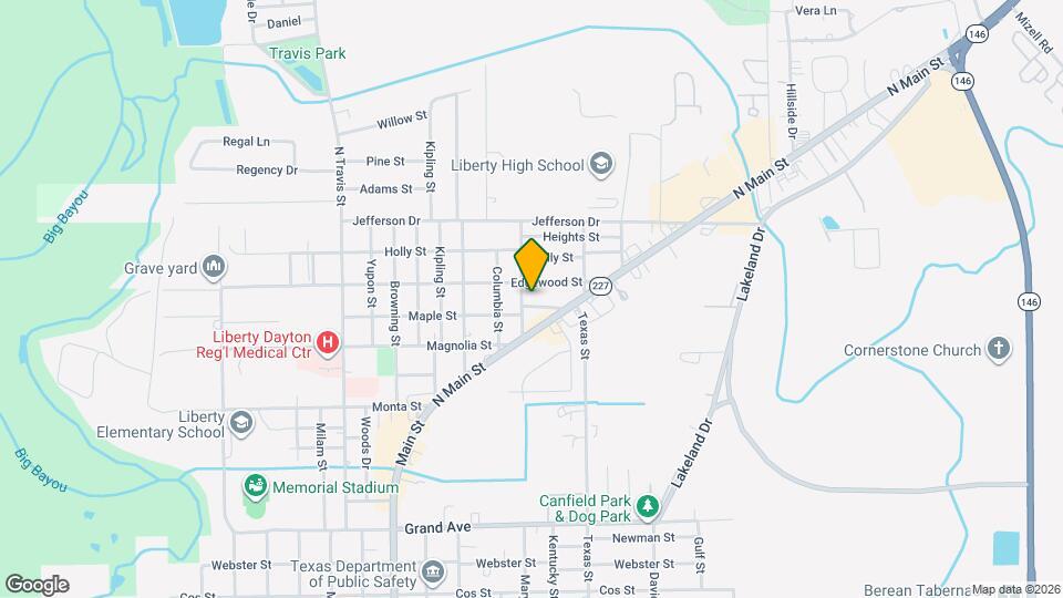 2501 Maple St Map and Location Details