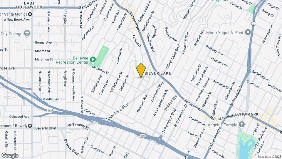 839-843 N Vendome St Mapa y Detalles de la Ubicación