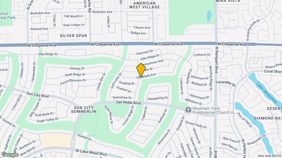 2924 Crown Ridge Dr Map and Location Details