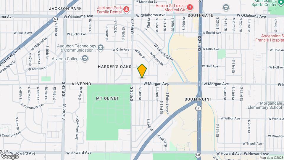 3466 S 34th St Map and Location Details