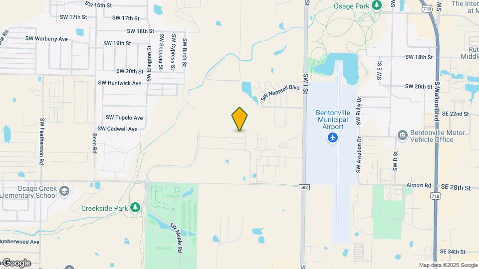 1402 SW Casuarina Dr Map and Location Details