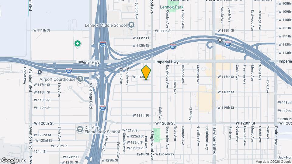 4821 W 117th St Map and Location Details