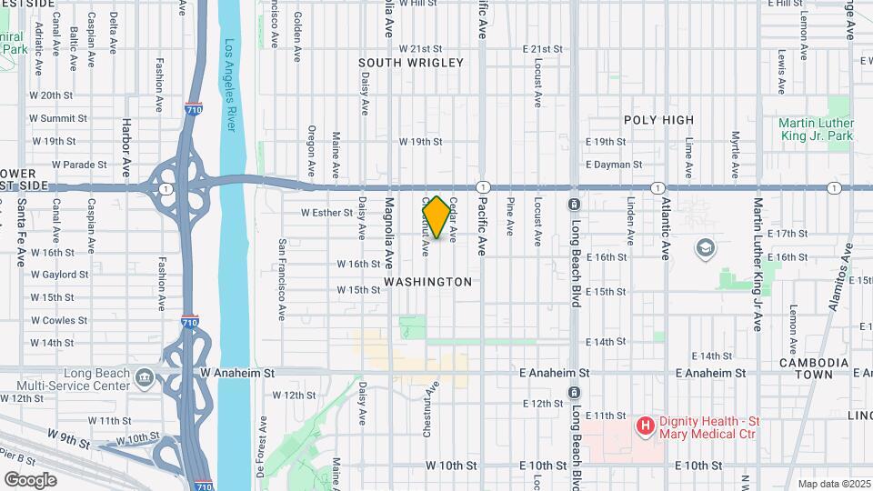 1624 Chestnut Ave Map and Location Details