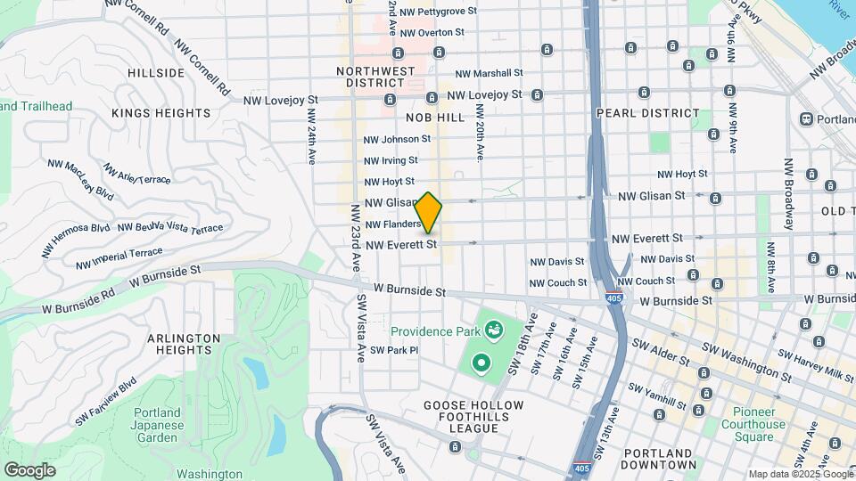 2149 NW Everett St Map and Location Details