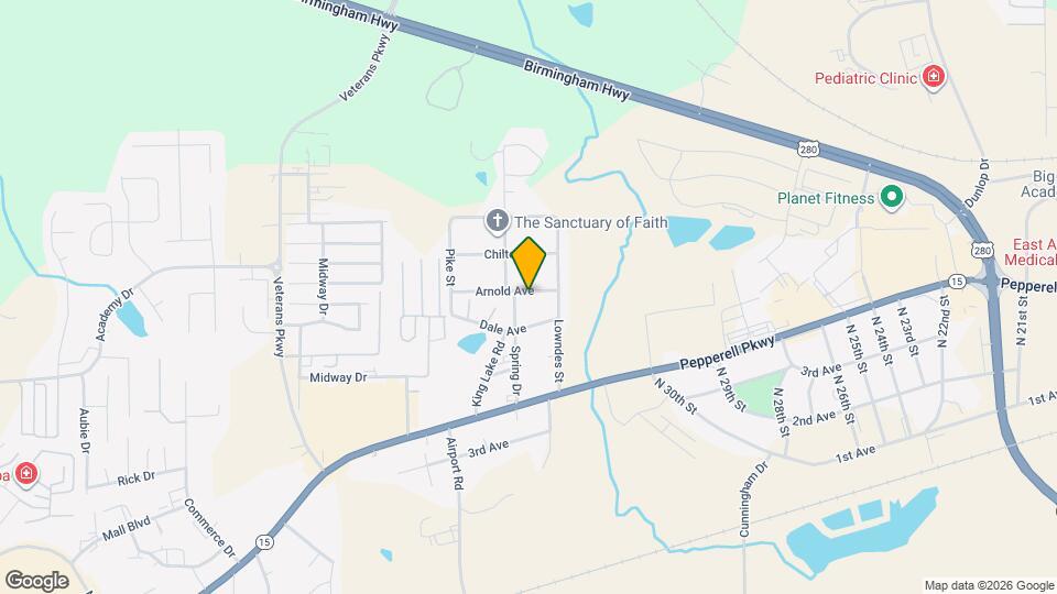 3315 Arnold Ave Map and Location Details