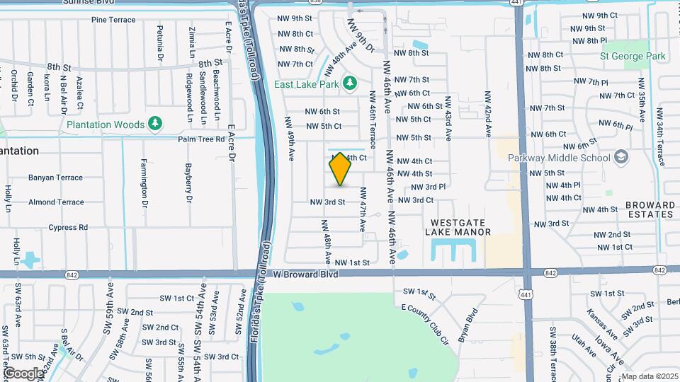 4760 NW 3rd Ct Map and Location Details