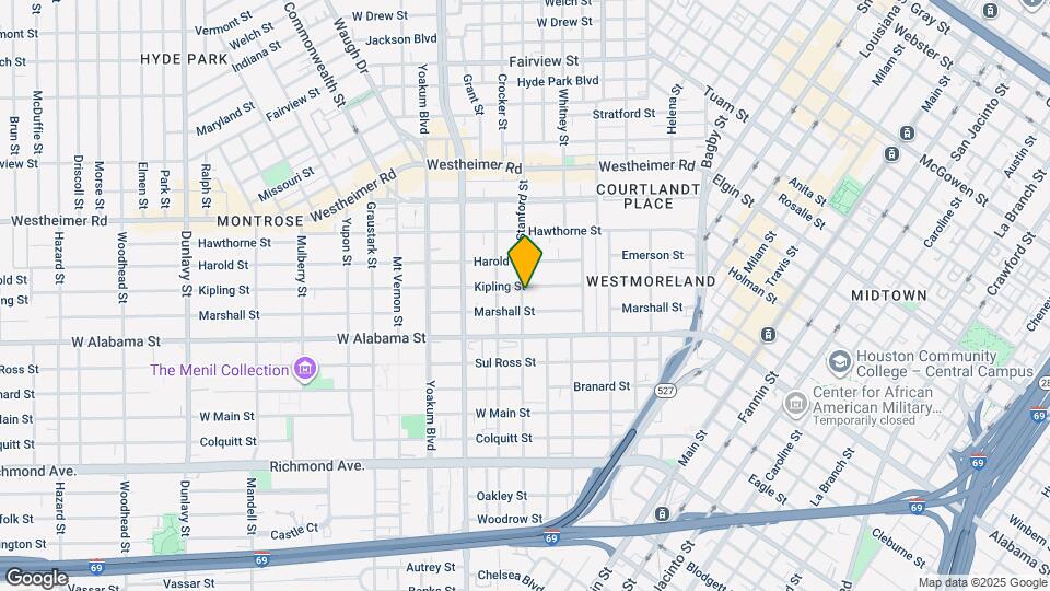 3601 Stanford St Map and Location Details
