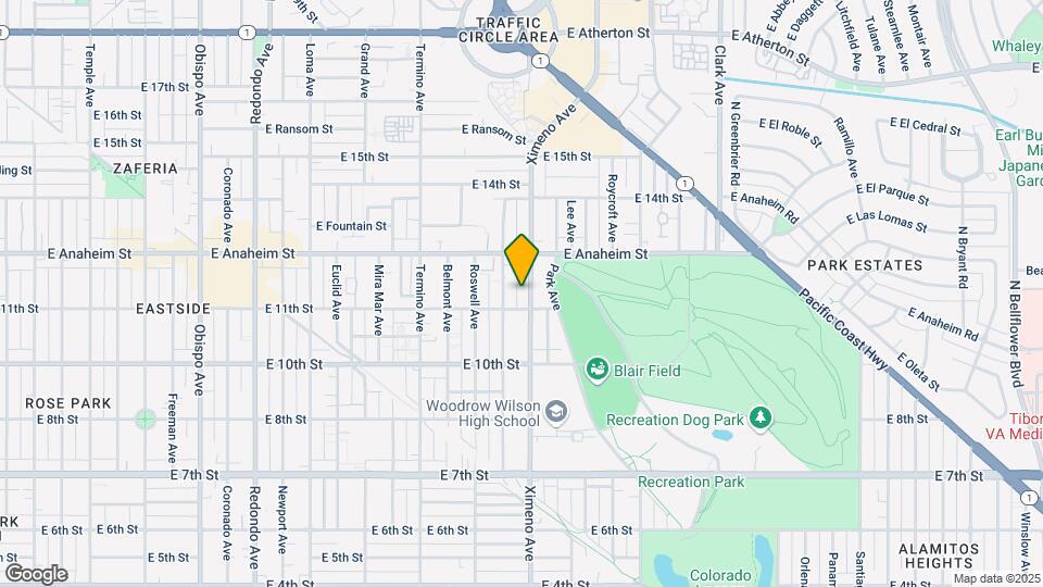 1127 Ximeno Ave Map and Location Details