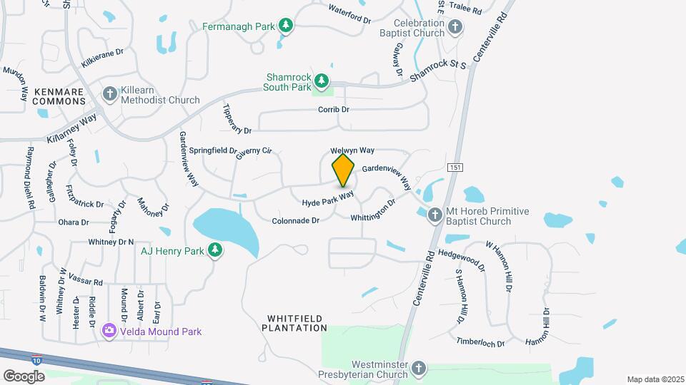 3466 Hyde Park Way Map and Location Details