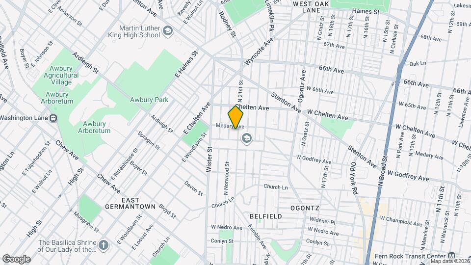 6246 N 21st St Map and Location Details