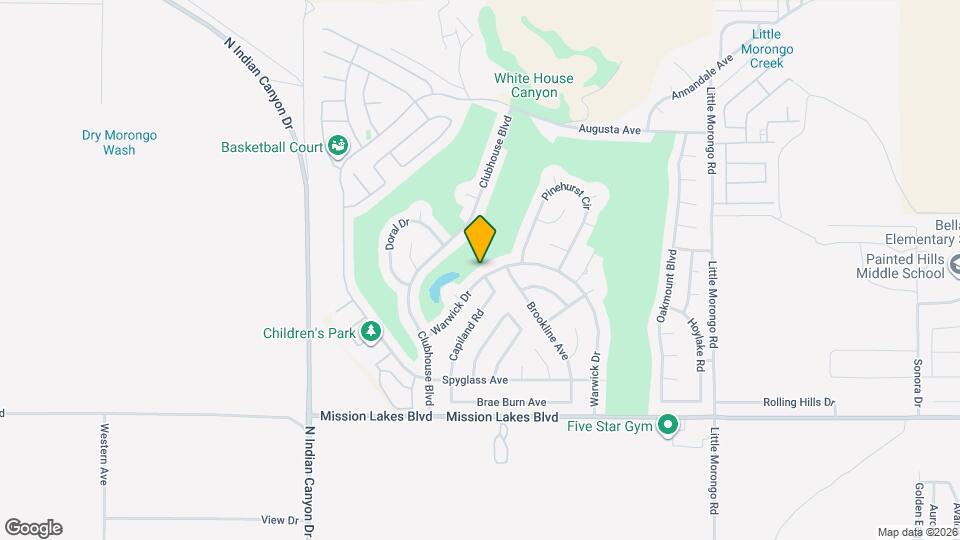 8780 Warwick Dr Map and Location Details