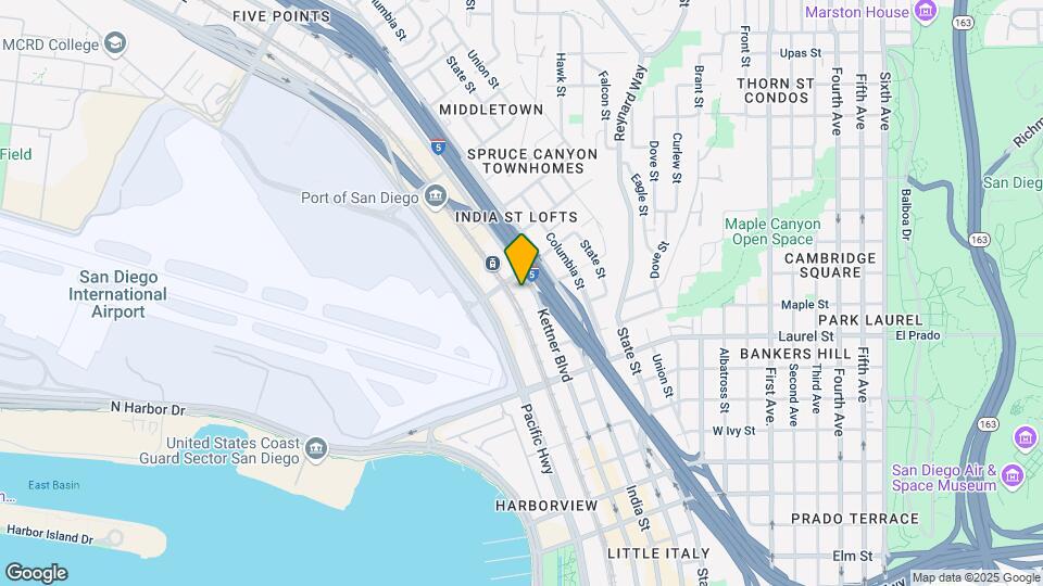1242 W Olive St, Unit A Map and Location Details