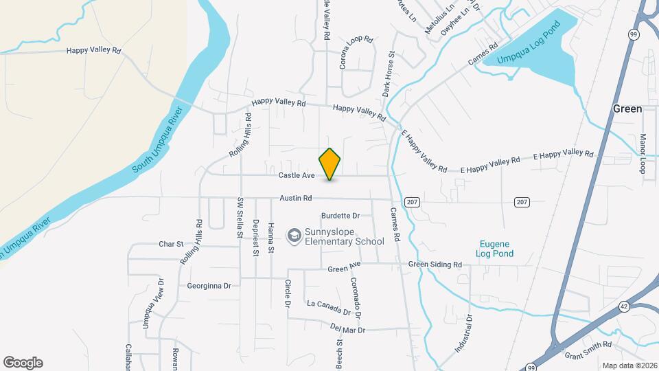 2097 Castle Ave Map and Location Details