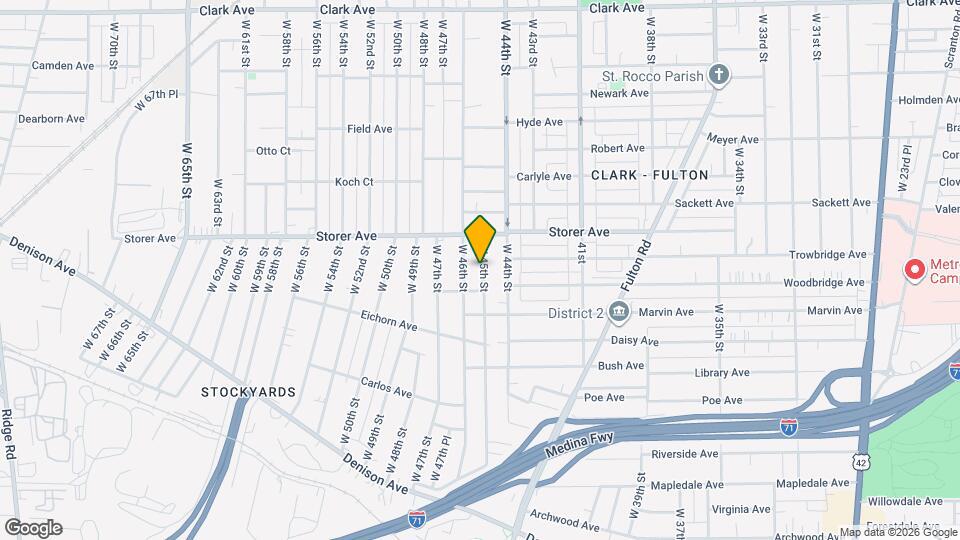 3418 W 45th St, Unit #2 Map and Location Details