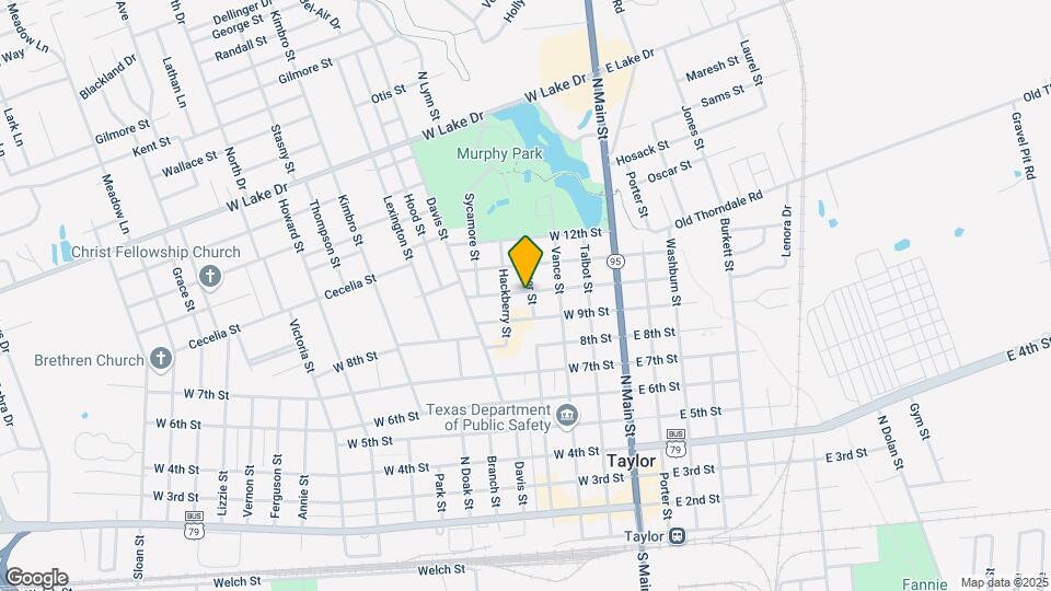 919 Fowzer St Mapa y Detalles de la Ubicación